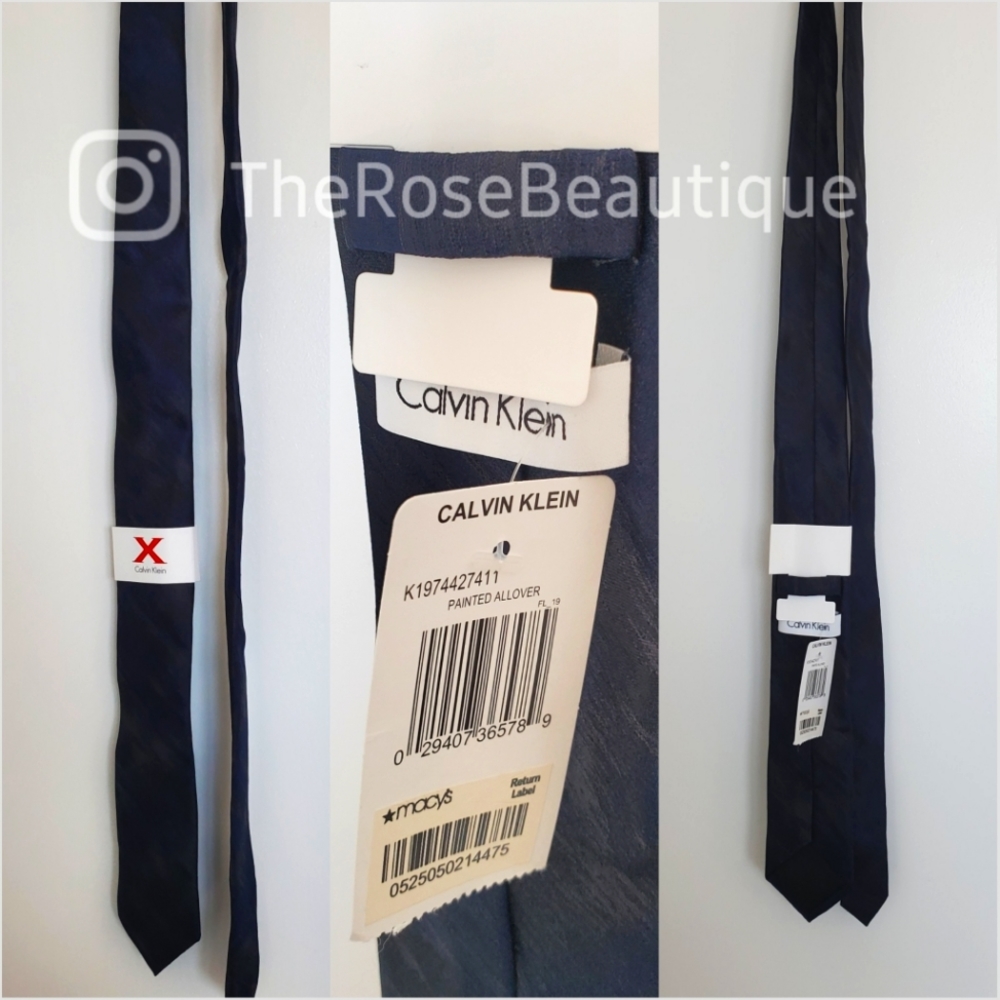 CALVIN KLEIN Dark Gray Tie